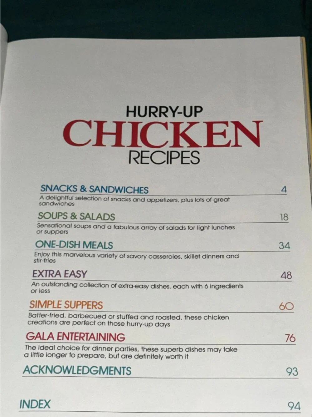 Hurry Up Chicken Recipes Cookbook 100 Plus Recipes